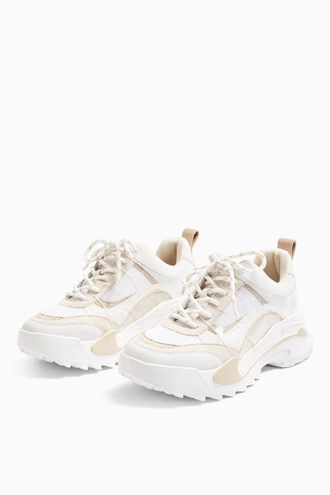 Womens Candid Natural Chunky Trainers 
