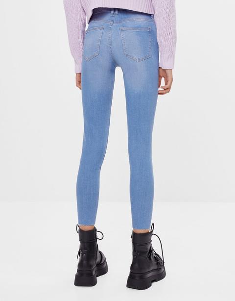 Mid-waist Push-up Jeans