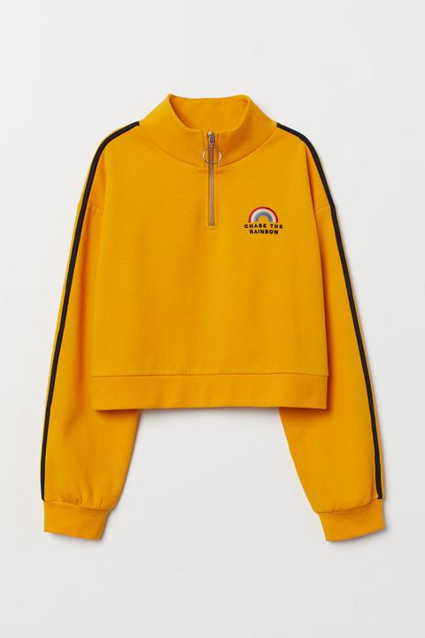 felpa gialla h&m