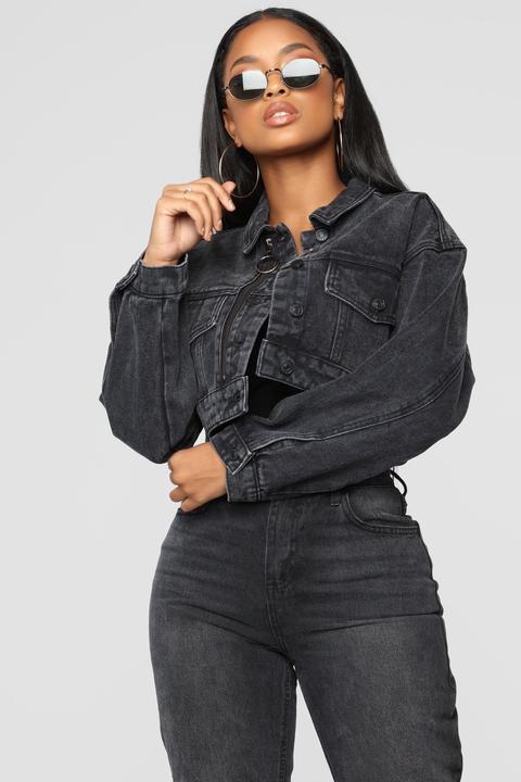 Casey Denim Jacket - Black