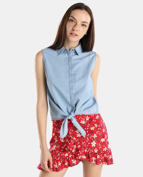 Easy Wear - Falda De Mujer Cruzada Con Volantes