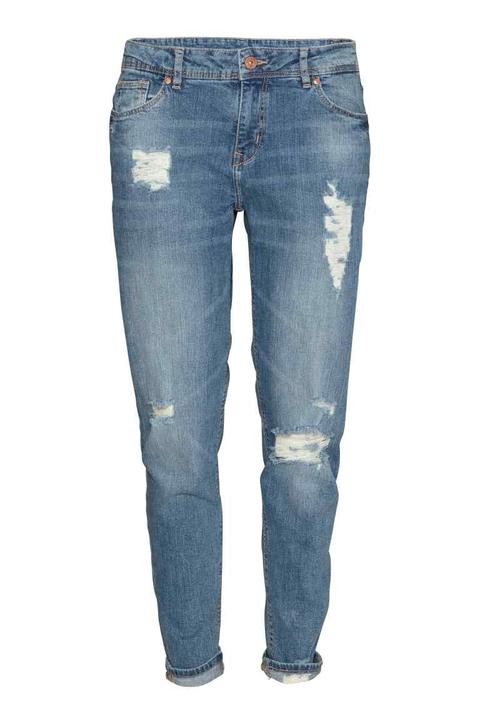 Boyfriend Low Trashed Jeans