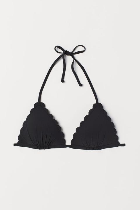 Top Push-up De Bikini - Negro