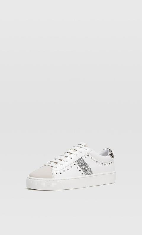 Sneakers deals bianche glitter