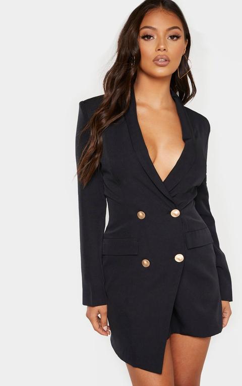 woven blazer dress