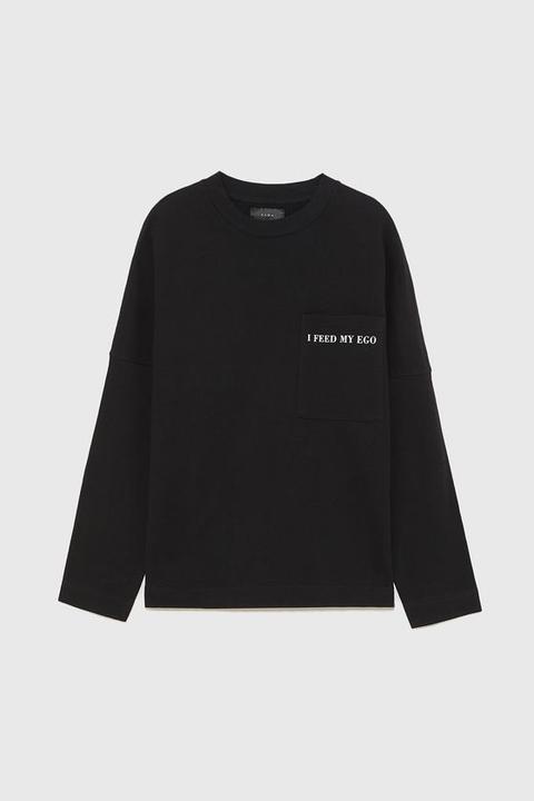 Sudadera Oversize Texto