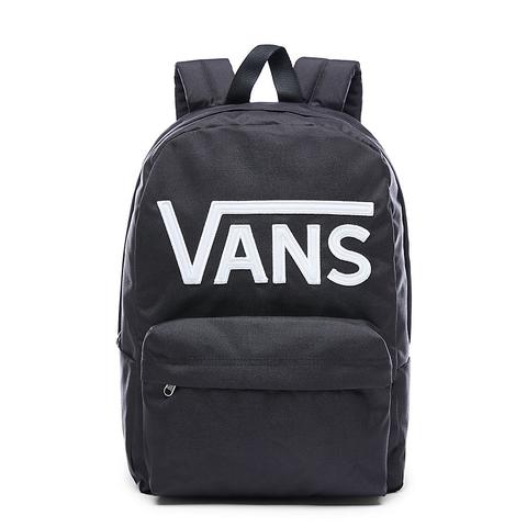 Vans Kids New Skool Backpack (8-14+ Years) (black-white) Youth White