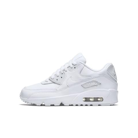 Scarpa Nike Air Max 90 Leather - Ragazzi - Bianco