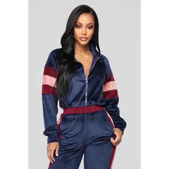velour jumpsuit fashion nova