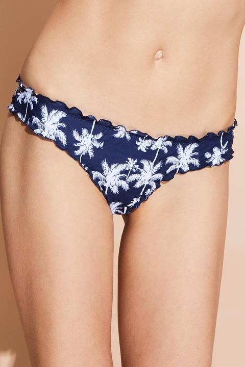 Bikini Slip Arriccio Palme/righe