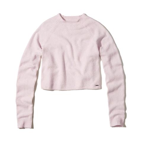 Mockneck Crop Sweater