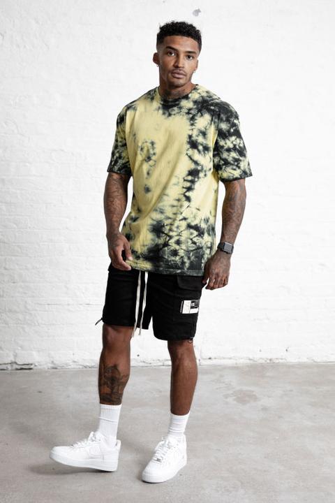 Tie Dye Signature Cut Out Oversized T-shirt