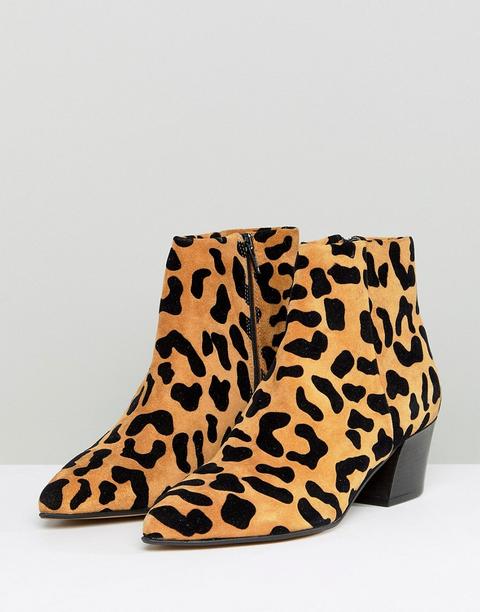 office animal print boots