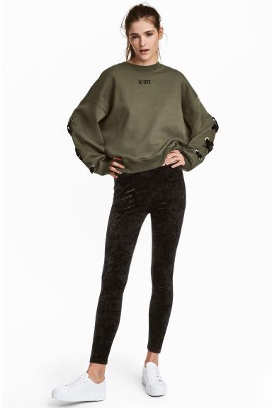 Leggings De Terciopelo
