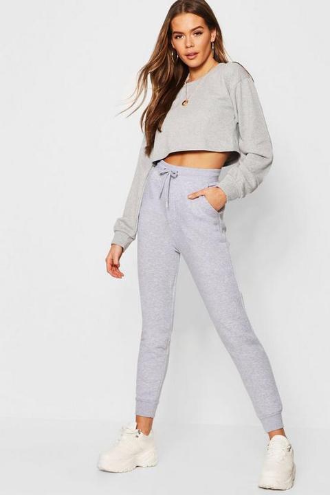 Jogging Sweat Basique - Gris Chiné - 38, Gris Chiné