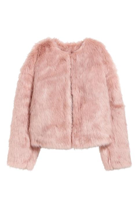 Faux-fur-jacke