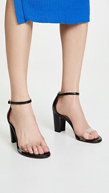 Stuart weitzman clear on sale sandals