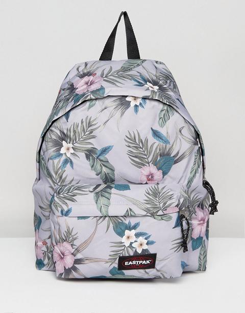 Eastpak - Pak R - Zaino Imbottito Grigio Con Stampa A Fiori Hawaiani -  Multicolore from ASOS on 21 Buttons