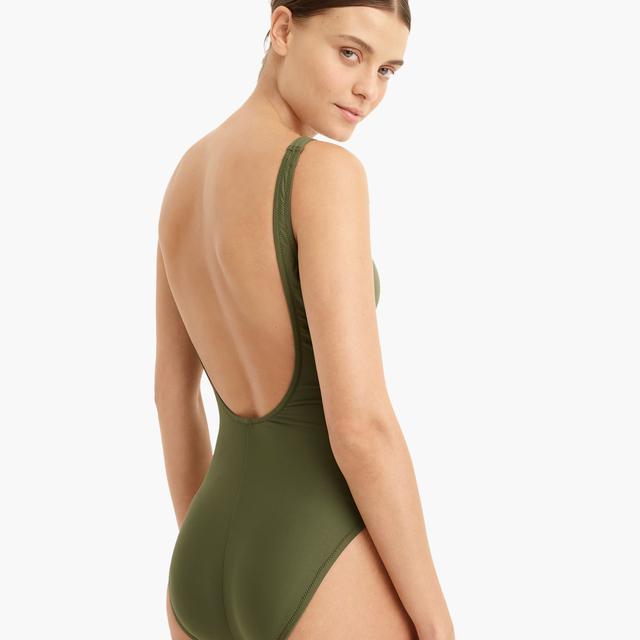 Women S 19 Scoopback One Piece Swimsuit From J Crew On 21 Buttons