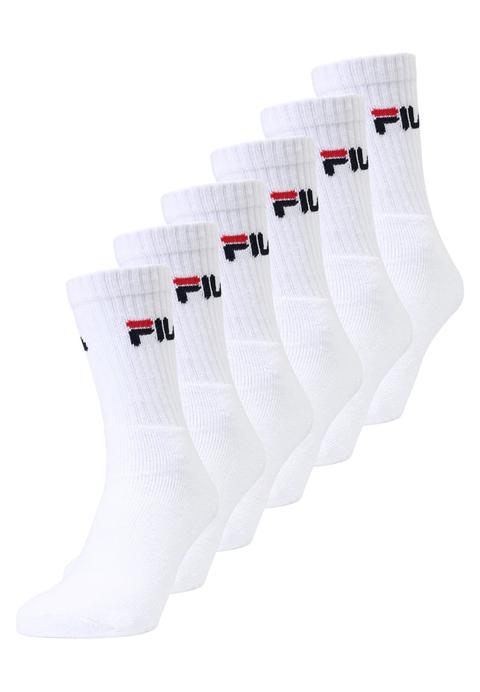 Fila 6 Pack Calze White
