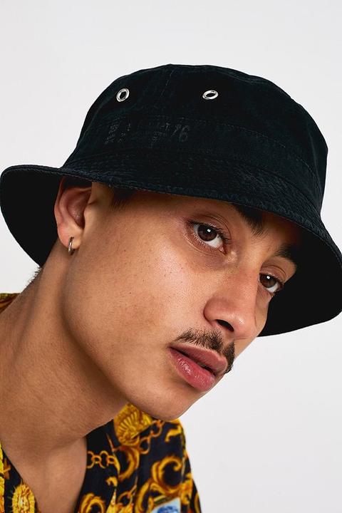 Uo Washed Black Bucket Hat - Black At Urban Outfitters