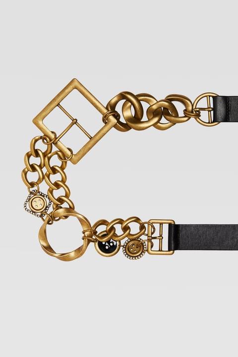 Ceinture En Cuir Avec Grande Boucle Édition Limitée