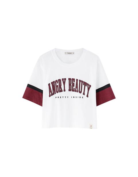 Camiseta Letras College