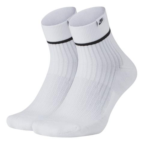 nike essential ankle socks white