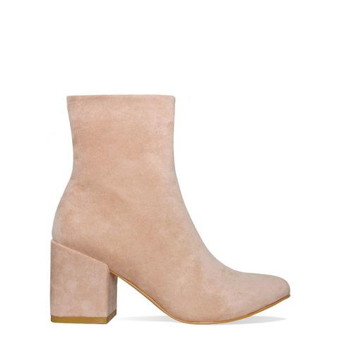 tan suede ankle boots block heel