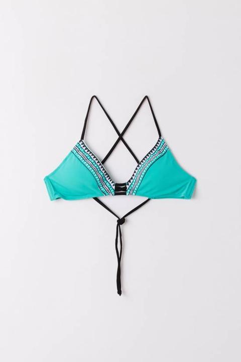 Top Bikini Triangolo Geometrico