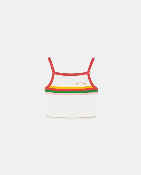 Camiseta Cropped Tirantes