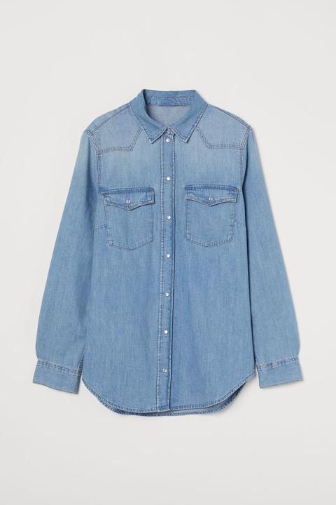 Camisa Denim - Azul