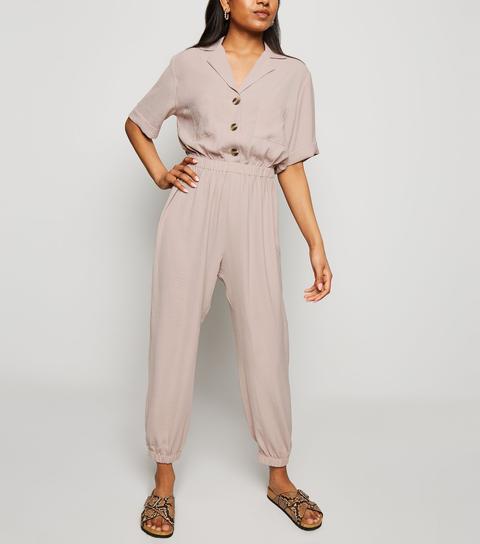 petite pink jumpsuit