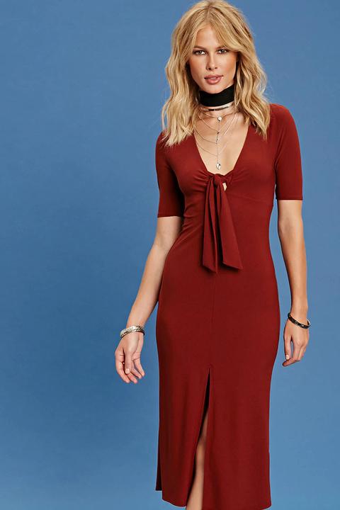 Contemporary Tie-front Dress