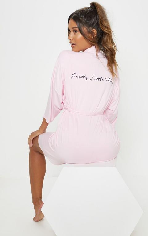 Prettylittlething Pink Robe