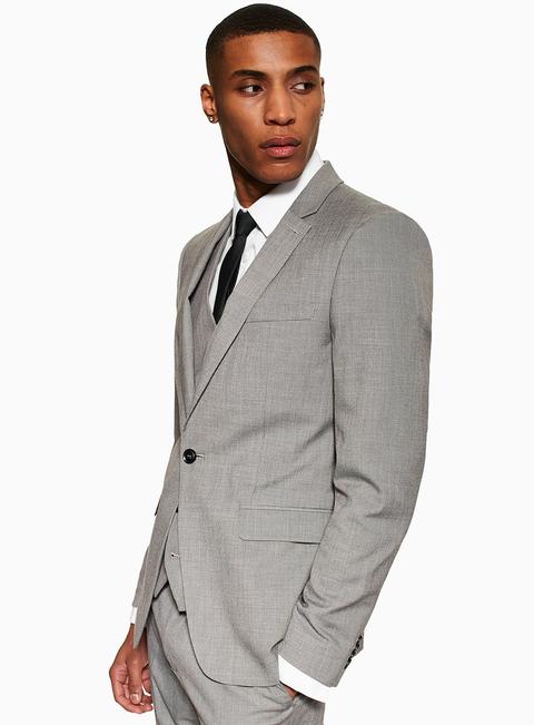 grey marl suit