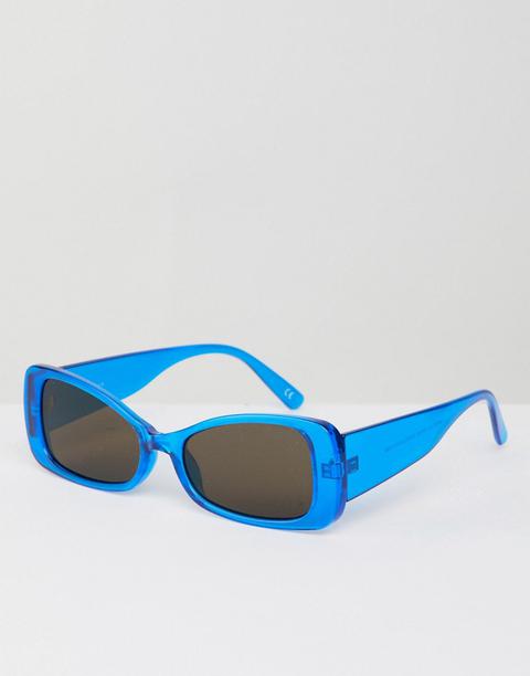 Asos Design - Flared - Occhiali Da Sole Quadrati - Blu