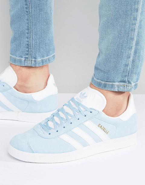 Zapatillas De Deporte En Azul Gazelle Bb5481 De Adidas Originals