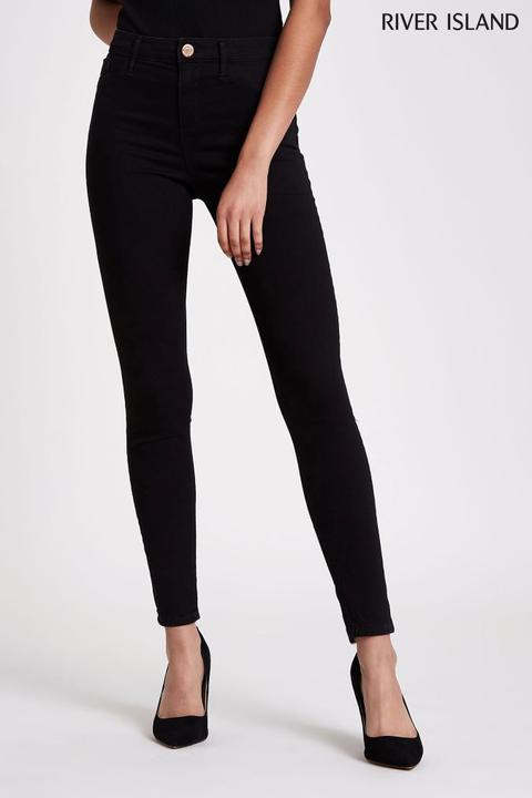 river island molly jeans black