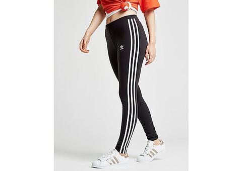 adidas originals 3 stripe black leggings