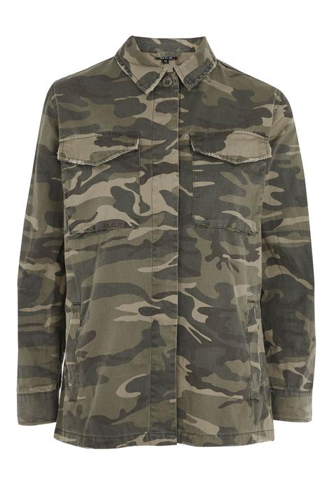 Camouflage Shacket