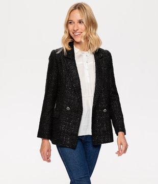 Veste De Tailleur Tweedée