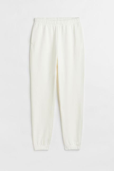 Pantalon Jogger De Sport - Blanc