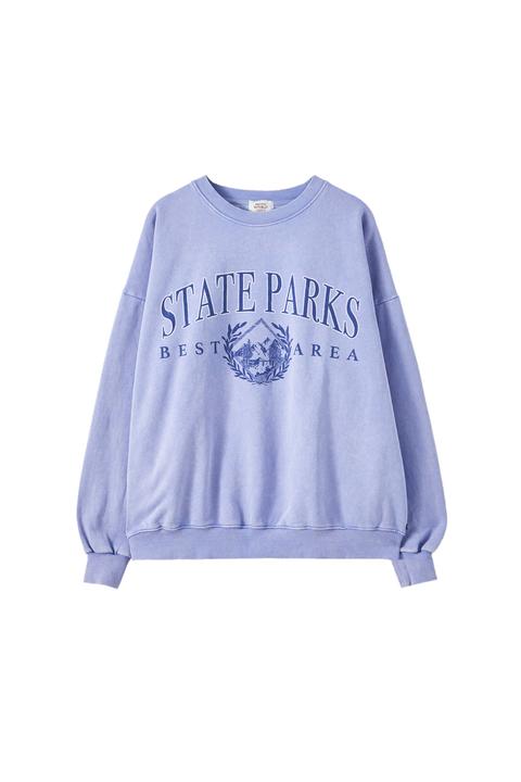 Sudadera Azul Delavado &quot;state Parks&quot;