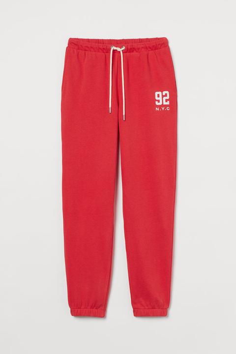 Joggers - Rojo