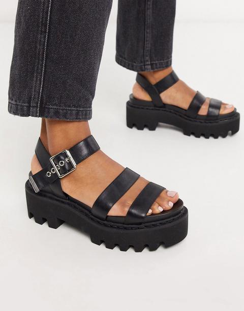 Lamoda Chunky Sandals In Black