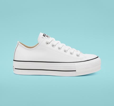 Converse Chuck Taylor All Star Platform Clean Leather White