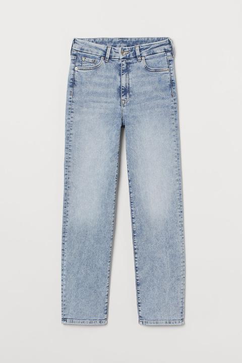 Embrace Slim High Ankle Jeans - Azul