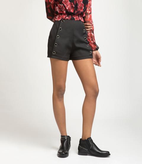 Shorts Con Inserti Metallici