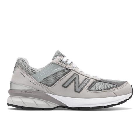 Mujeres New Balance Made In Us 990v5 - Grey/castlerock, Grey/castlerock